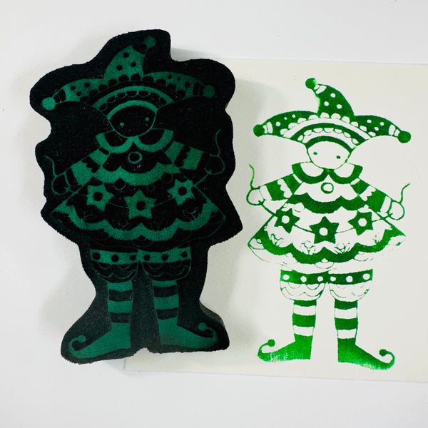 Jone Hallmark | Triple Star Sprite | Foam Stamp