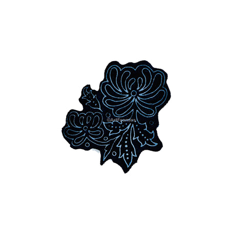 Jane Chipp for Fodder School | Lace Scrap | Foam Stamp