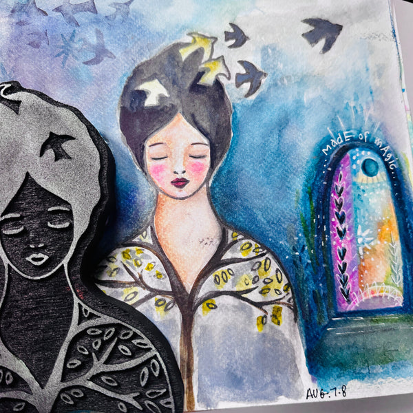 Kae Pea | Fly Away | Art Foam Stamp