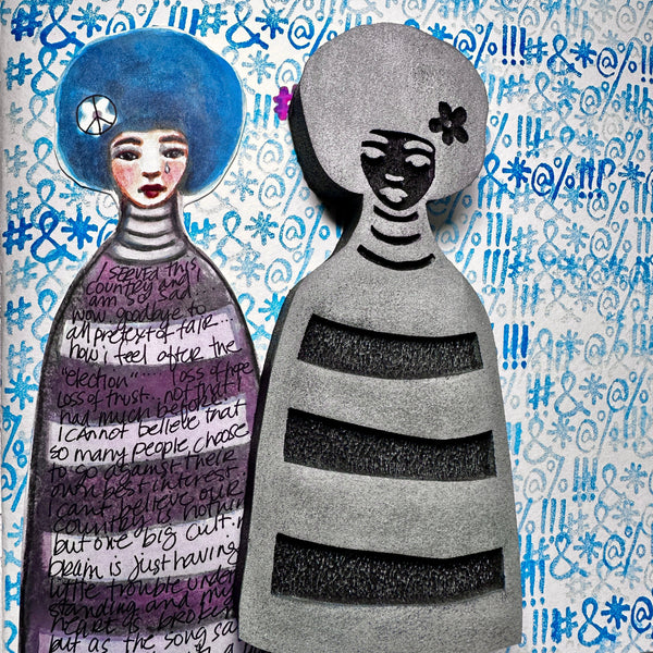 Kae Pea | Peace Please | Art Foam Stamp