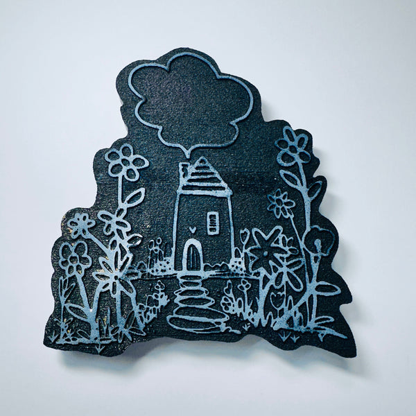 Kae Pea | Thoughts of Home | Art Foam Stamp