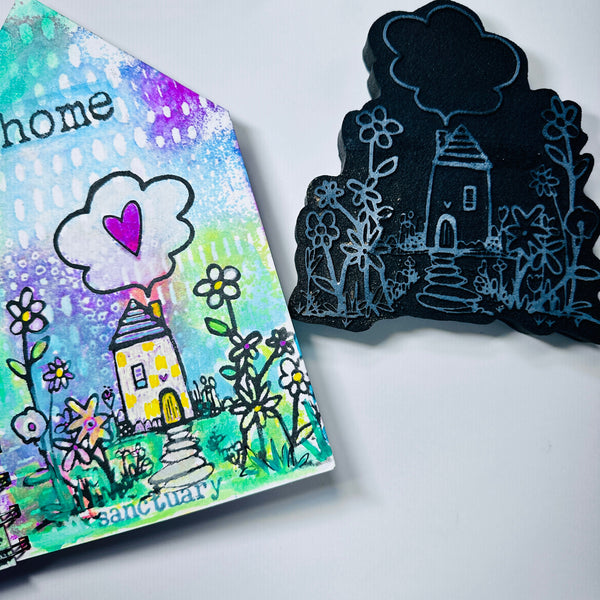 Kae Pea | Thoughts of Home | Art Foam Stamp