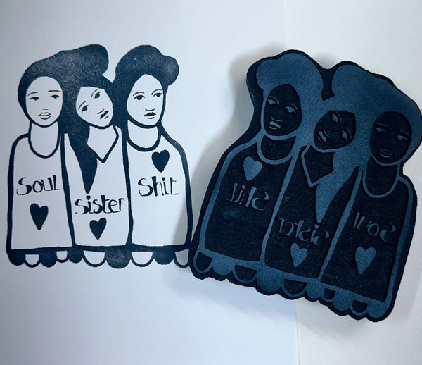 Wendy Aspinall | Soul Sister Shit | Foam Stamp