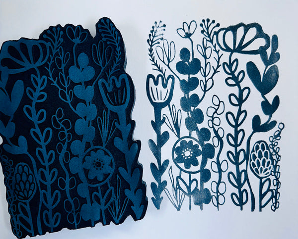 Wendy Aspinall | Wildflower Wall | Foam Stamp