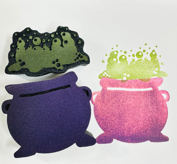 Wendy Aspinall | Cauldron Bubble | Foam Stamps - Set of 2