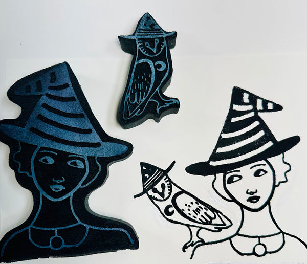 Wendy Aspinall | Familiars | Foam Stamps - Set of 2