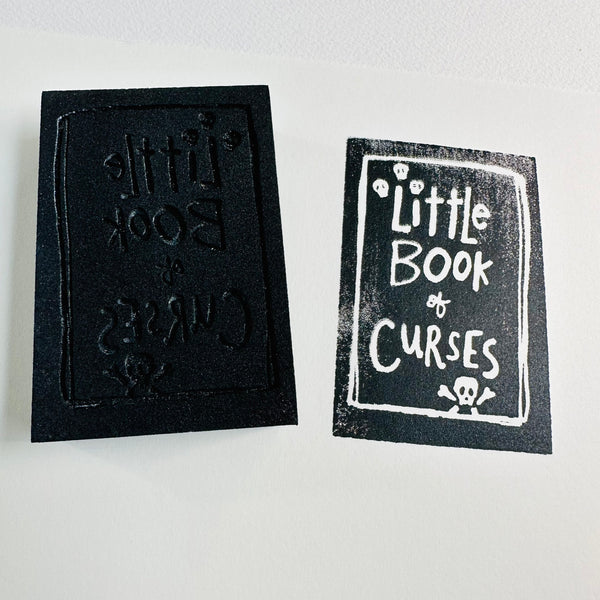 Kae Pea | Little Book of Curses | Foam Stamp
