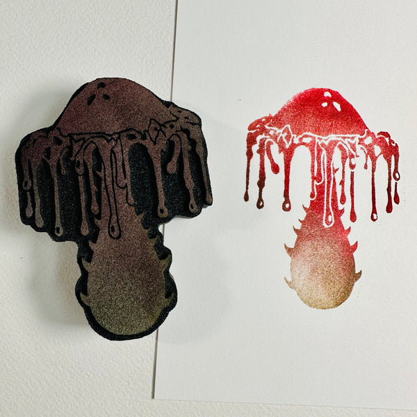Red Tin Roof | Poison Shroom | Foam Stamp