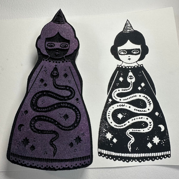 Danita Art | Tarot Doll "Serpentina" | Foam Stamp