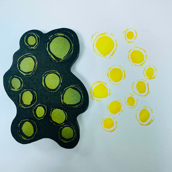 Donna Downey | Sideways Spirals | Foam Stamp