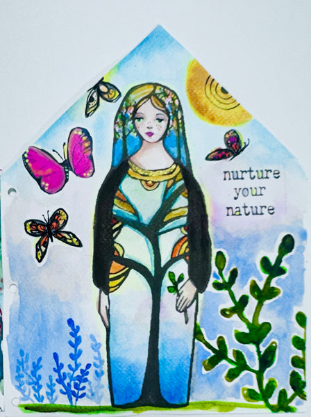 Kae Pea & Megan Quinlan | Faraway Girls Set 3 | Foam Stamps - Set of 6