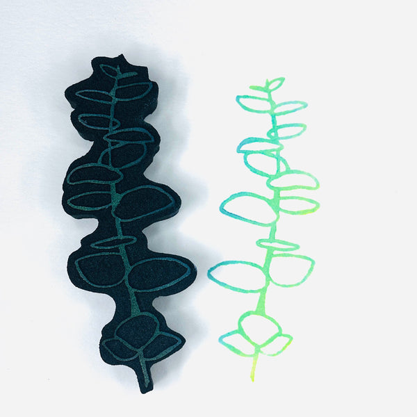 Heather Baley | Eucalyptus | Foam Stamp