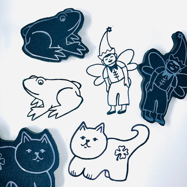Bev Gwinn Jones | Fairy Elf & Friends | Foam Stamps - Set of 3