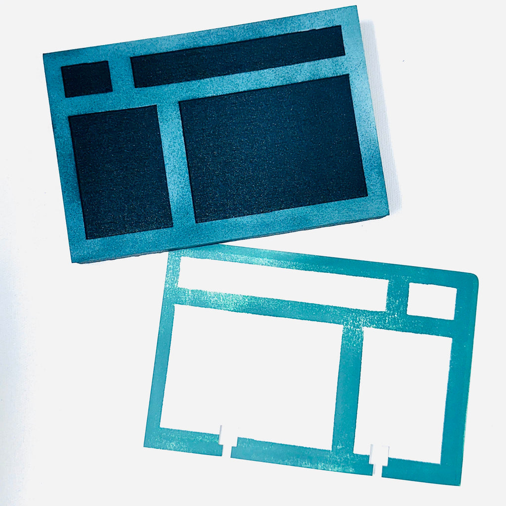 Sampler Stamp Kae Pea | 4x6 Sampler | Foam Stamp – Art Foamies