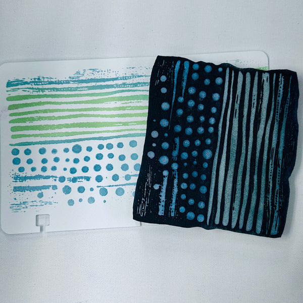 Collage Soup | Textural | Foam Stamp