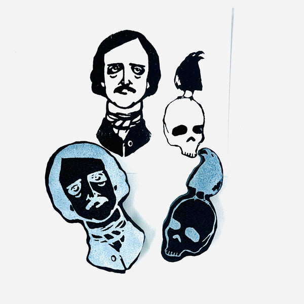Kae Pea | Quoth the Raven, Nevermore | Foam Stamps - Set of 2