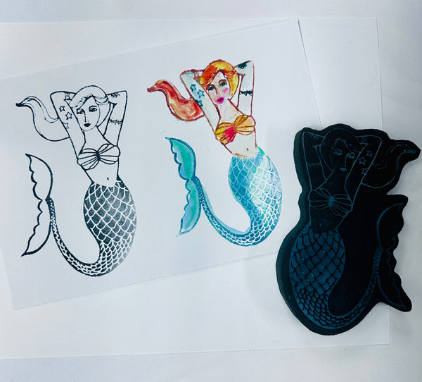 Linda Phinney | Siren | Foam Stamp