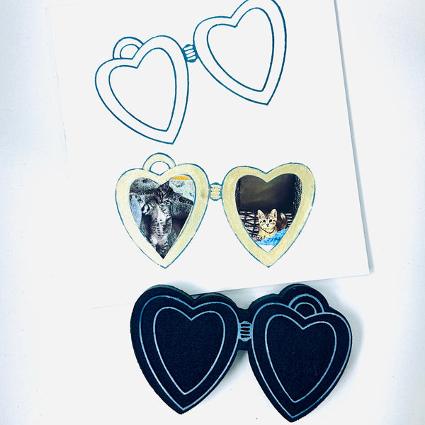 Kae Pea | Locket | Art Foam Stamp