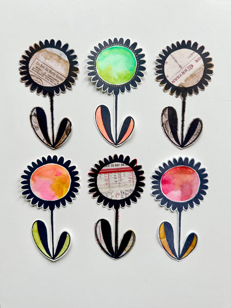 Willa Wanders for Fodder School | Open Face Daisy | Foam Stamp