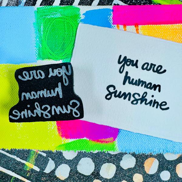 Cheiron Brandon for Fodder School | "You Are" Words Set | Foam Stamps - Set of 4