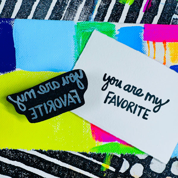 Cheiron Brandon for Fodder School | "You Are" Words Set | Foam Stamps - Set of 4