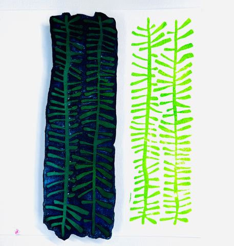 Elizabeth St. Hilaire | Fern Strips | Foam Stamp