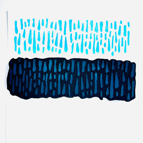 Elizabeth St. Hilaire | Down the Hatch | Foam Stamp