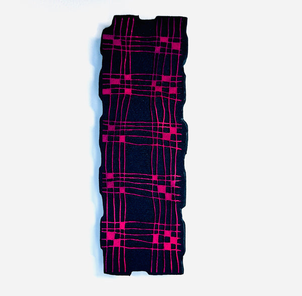 Elizabeth St. Hilaire | Plaid Pocket | Foam Stamp