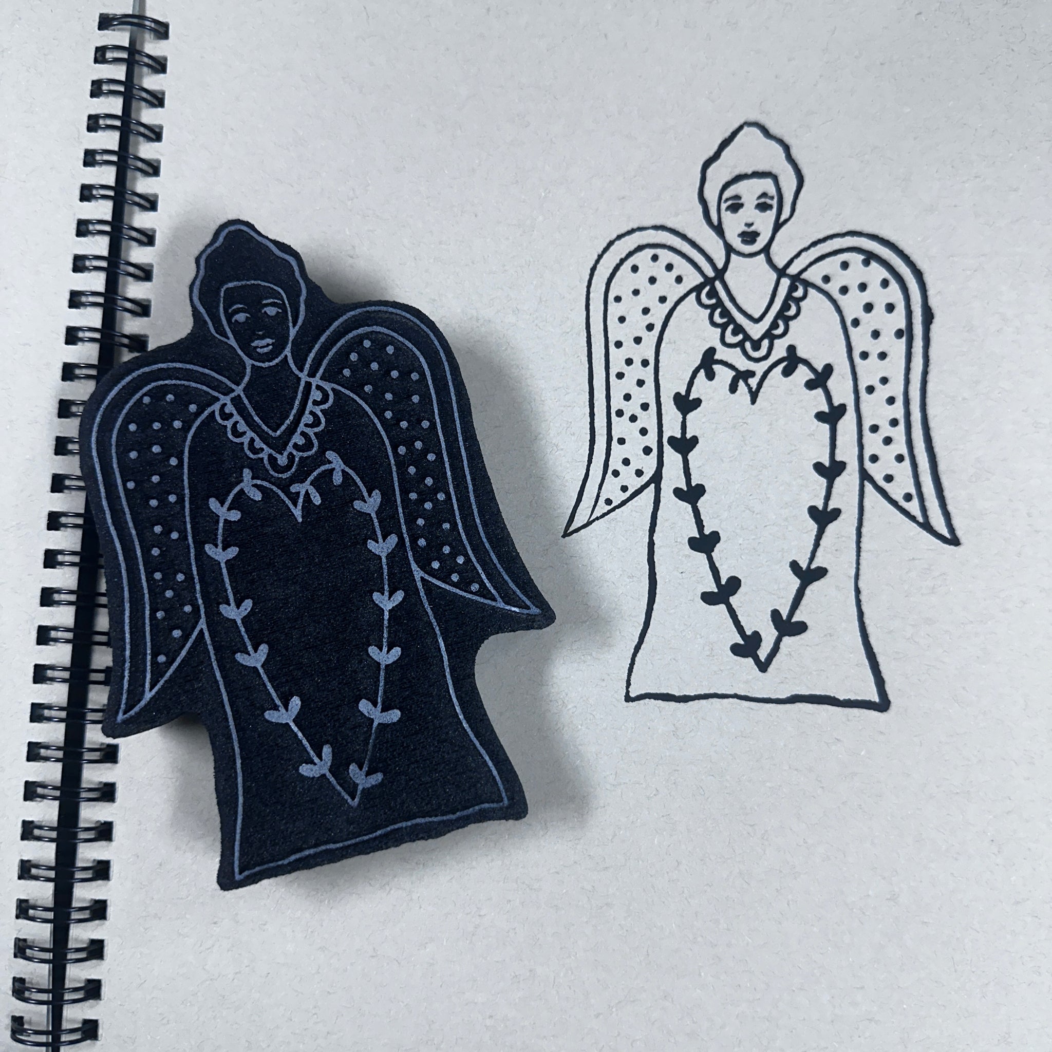 Megan Quinlan | Meg's Angel | Foam Stamp