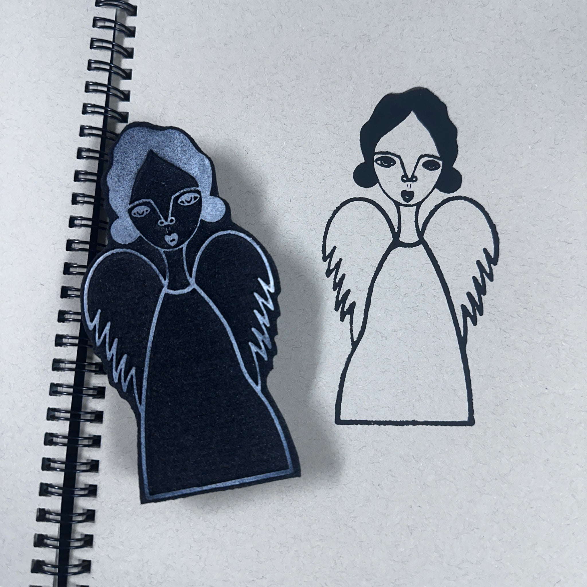 Kecia Deveney | Kecia Girl Angel | Foam Stamp