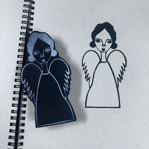 Kecia Deveney | Kecia Girl Angel | Foam Stamp