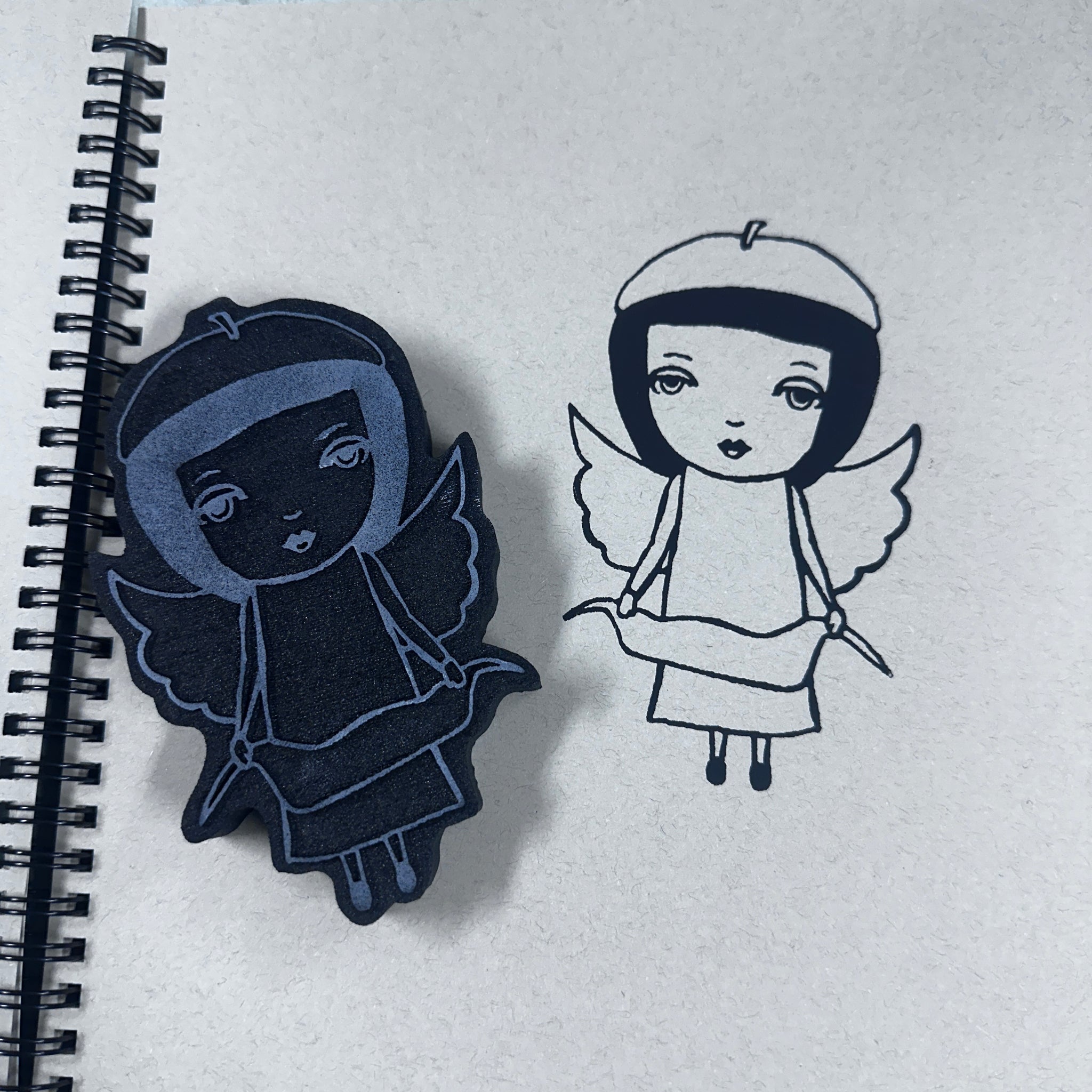 Kae Pea | Angelic Wishes | Foam Stamp