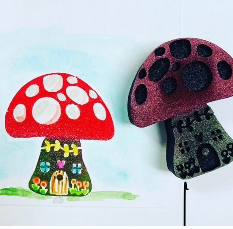 Kae Pea | Tiny Gnome Home (August 2020) | Foam Stamp