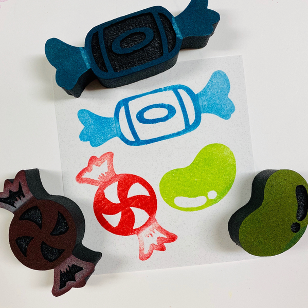 Kae Pea | Trick-or-Treats (Halloween 2020) | Foam Stamps - Set of 3