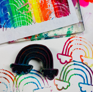 Kae Pea | Rainbow (November 2020) | Foam Stamp