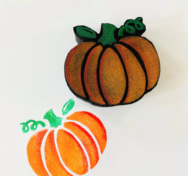 Kae Pea | Mini Pumpkin (September 2021) | Foam Stamp