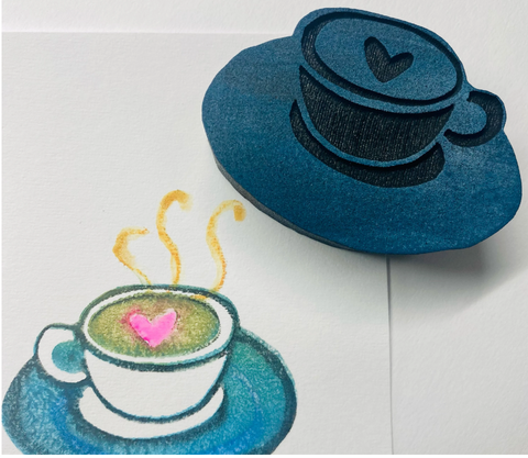 Kae Pea | Love You a Latte (May 2022) | Foam Stamp