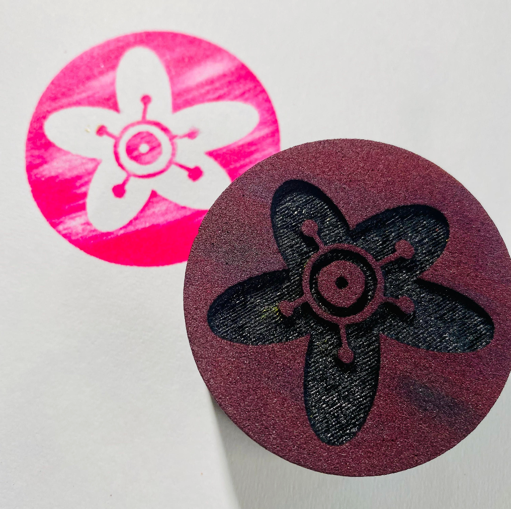 Kae Pea | Flower Bit (July 2022) | Foam Stamp