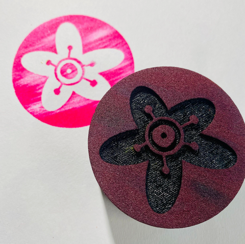 Kae Pea | Flower Bit (July 2022) | Foam Stamp