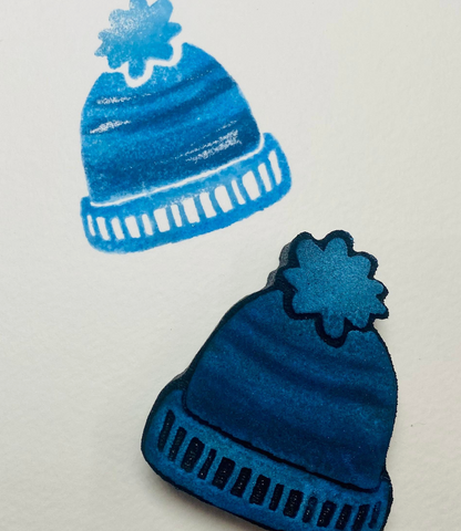 Kae Pea | Winter Hat (November 2022) | Foam Stamp