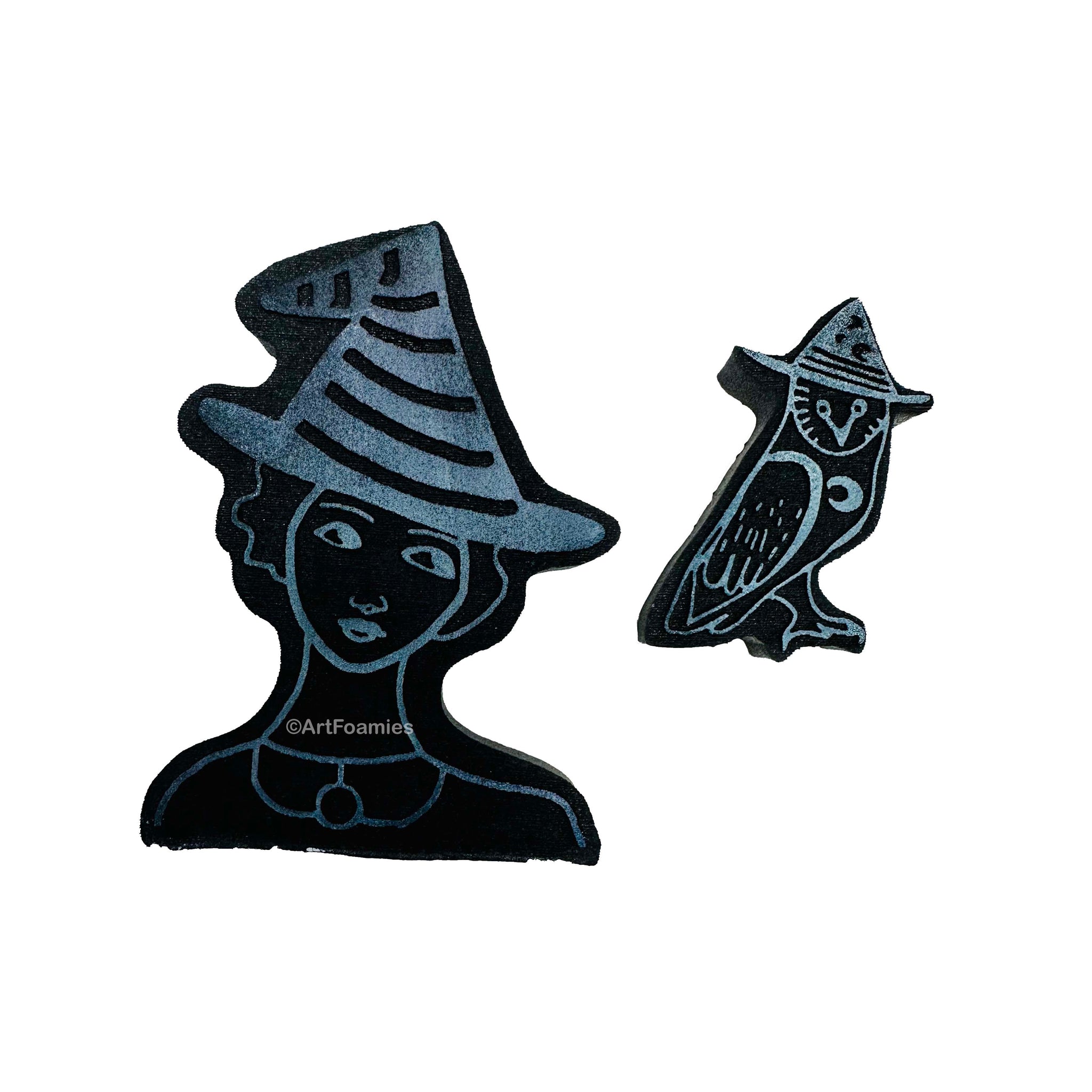 Wendy Aspinall | Familiars | Foam Stamps - Set of 2