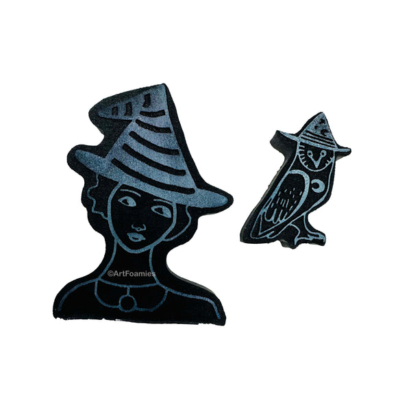 Wendy Aspinall | Familiars | Foam Stamps - Set of 2