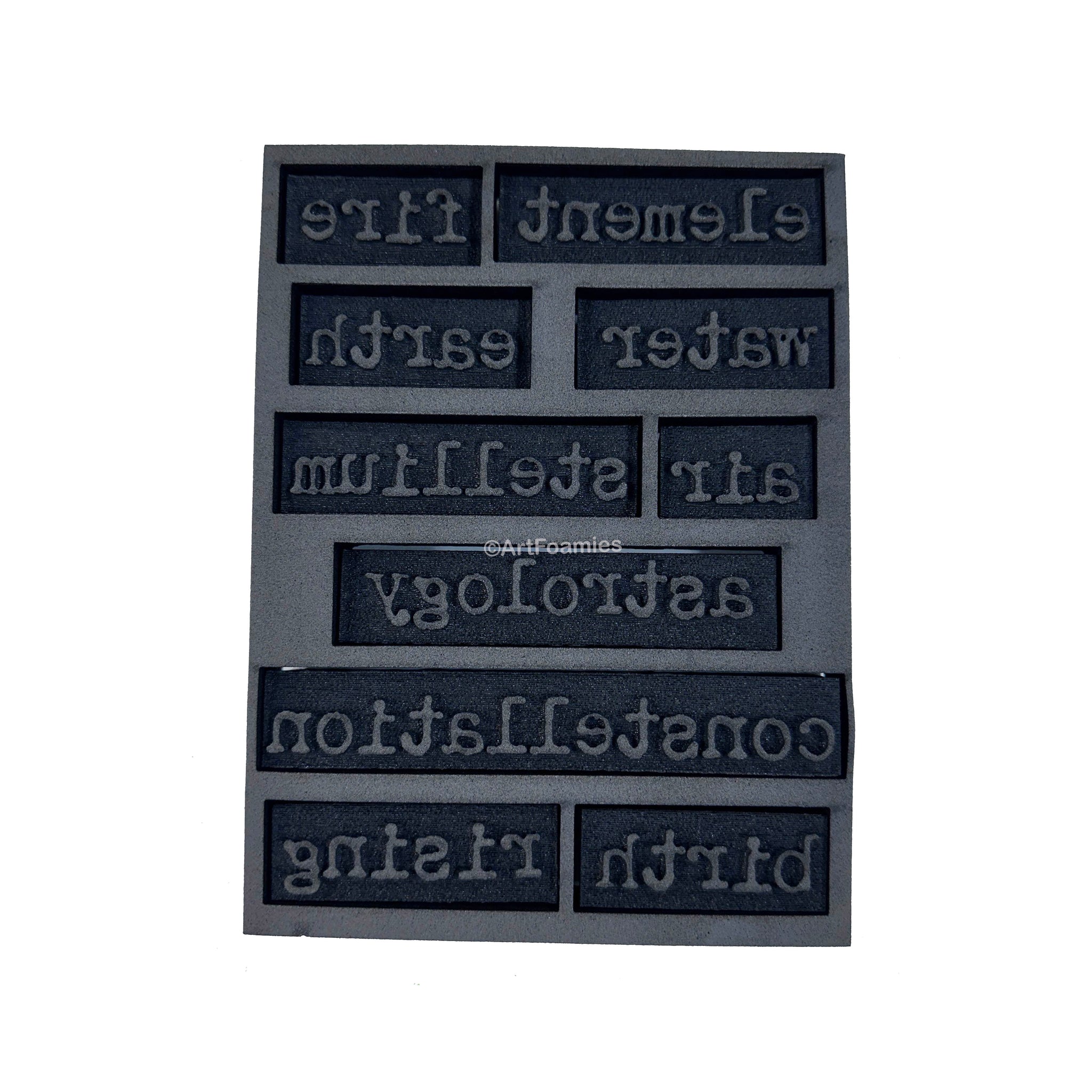 Zodiacs | Zodiac Poetry 2 | Foam Stamps - Set of 10