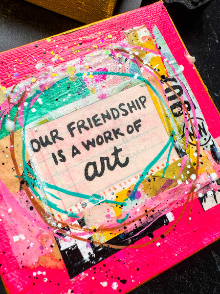 Cheiron Brandon for Fodder School | "You Are" Words Set | Foam Stamps - Set of 4