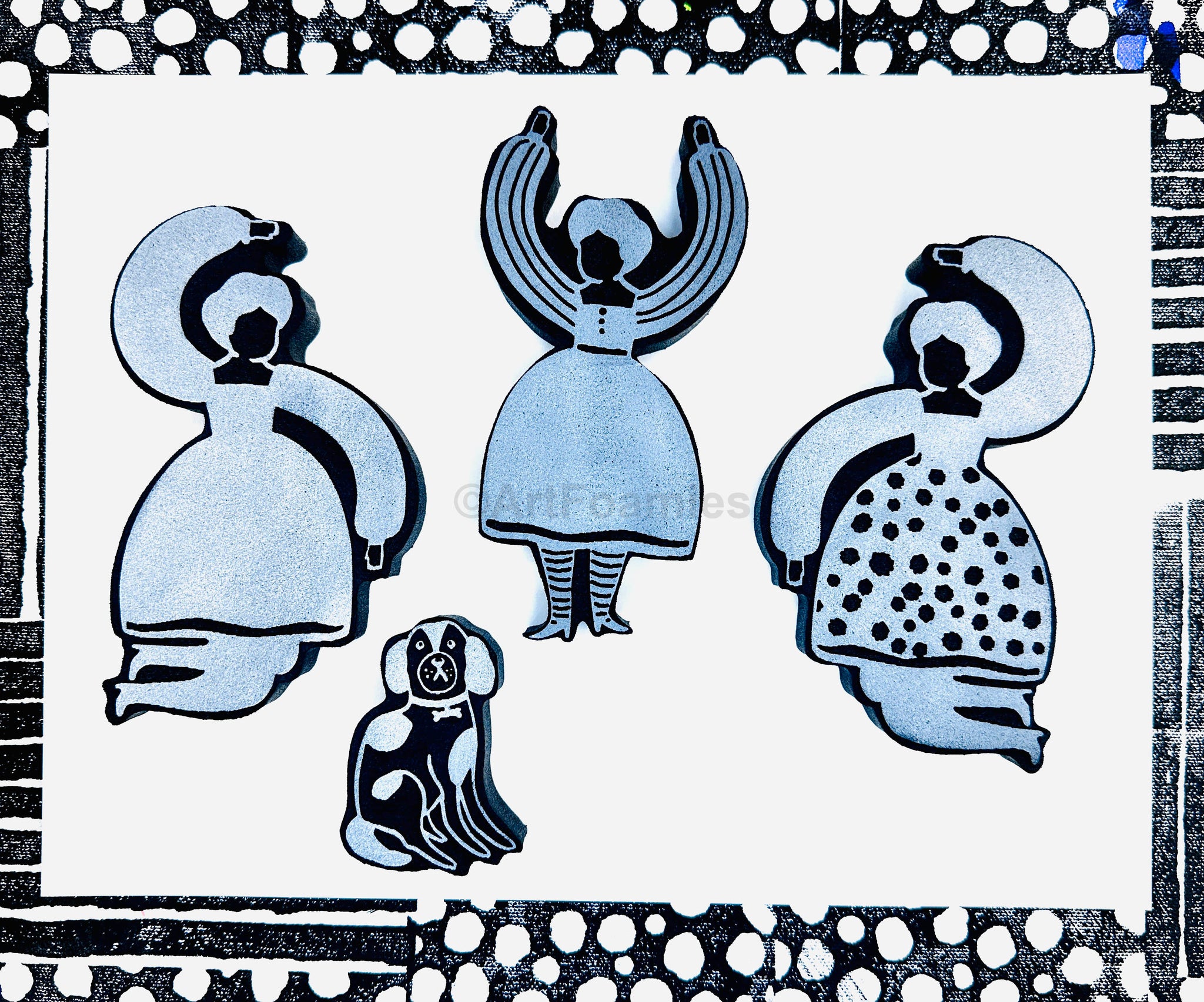 Danita Art | Best Friends Set | Foam Stamps - Set of 4
