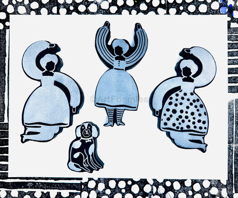 Danita Art | Best Friends Set | Foam Stamps - Set of 4
