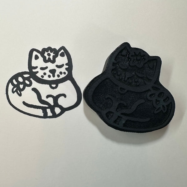 Kae Pea | Kitty Friend | Foam Stamp