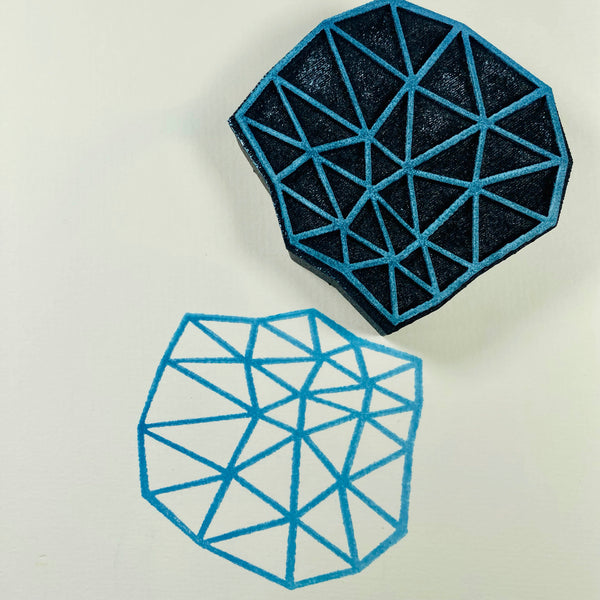 Balzer Designs | Geodesic | Foam Stamp