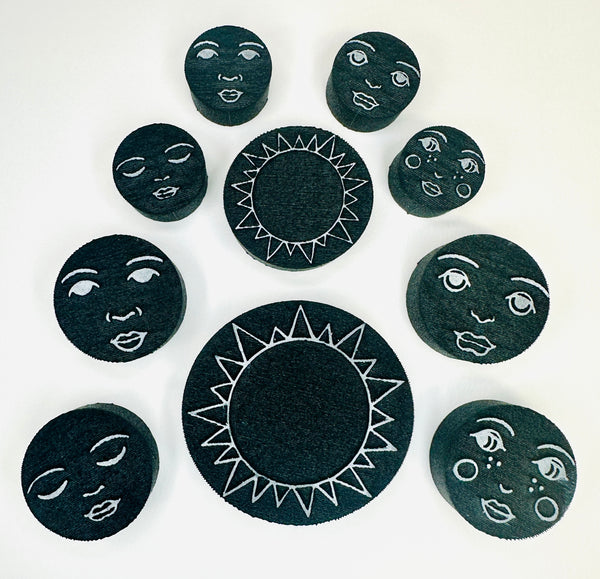 Megan Quinlan | Sun Set | Foam Stamps (Set of 5)
