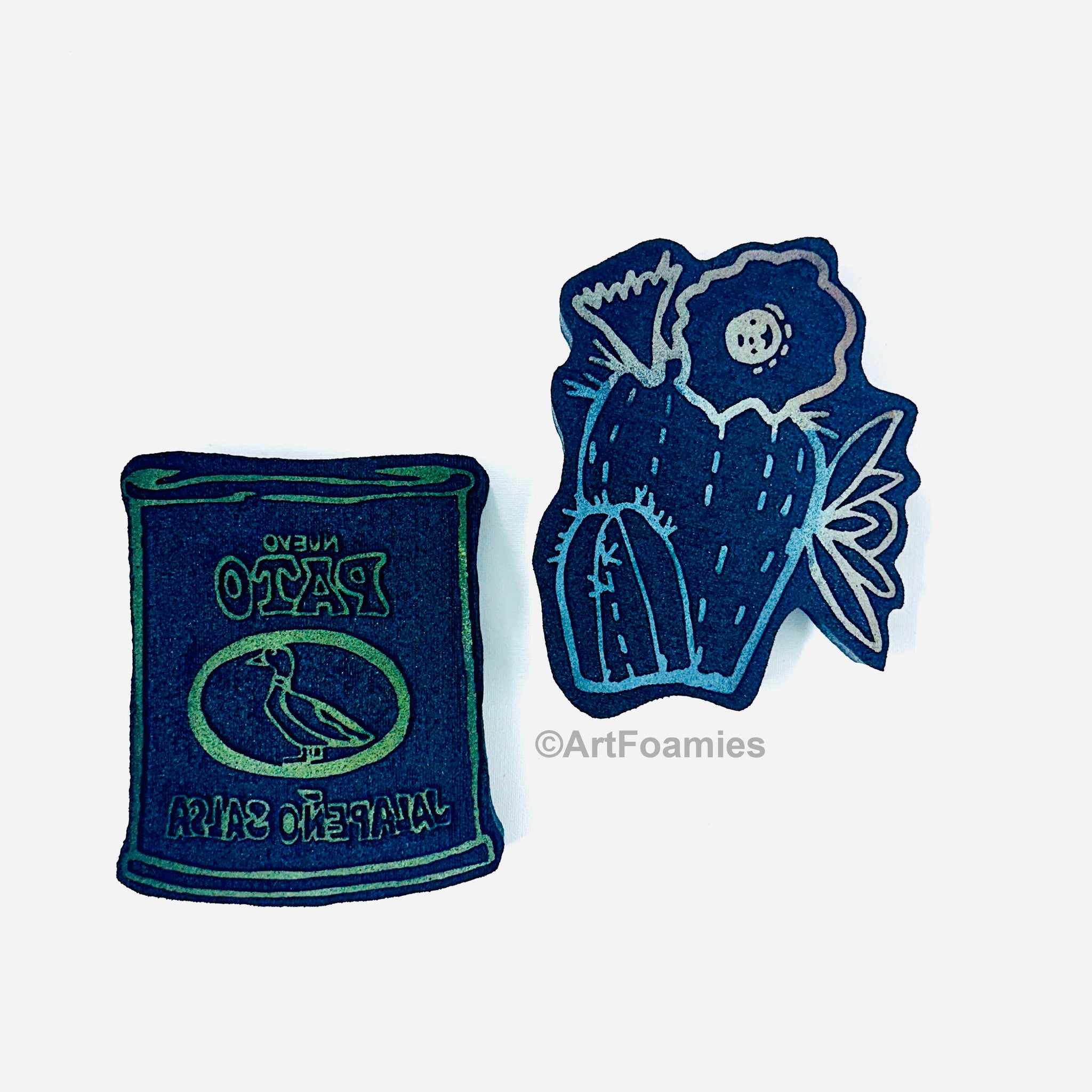 Patty McFarlane | Can & Cactus Set | Foam Stamp (set of 2)